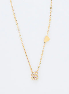 Jewelance™ InitialNecklace: Minimalistische Mode Initiaal Letter Hanger Ketting