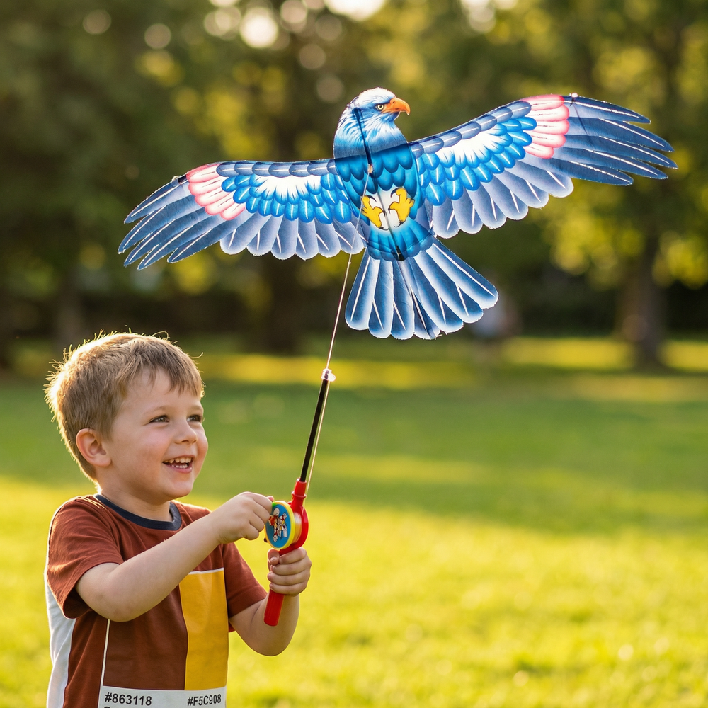 Kletshuts™ FlappingKite 1+1 GRATIS - Flapper Vleugeldier Vlieger Met Hengelhouder