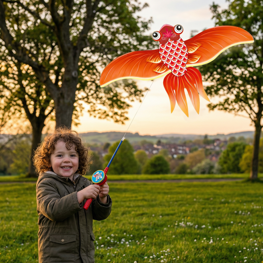 Kletshuts™ FlappingKite 1+1 GRATIS - Flapper Vleugeldier Vlieger Met Hengelhouder