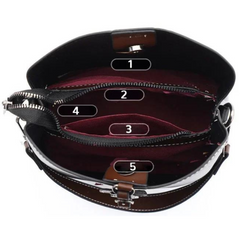Icone™ ShoulderBag: Echt Lederen Niche Dames Schoudertas