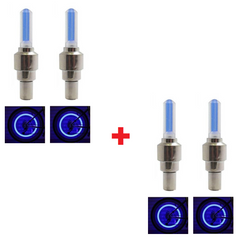 Ledsen™ ValveLights 1+1 GRATIS: LED Band Ventiel Doppen Nacht Ritten Wiel Lichten