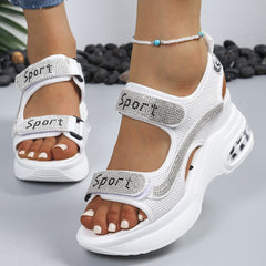 Happy™ PlatformSandals: Comfortabele Glitter Platform Sandalen Elke Dag