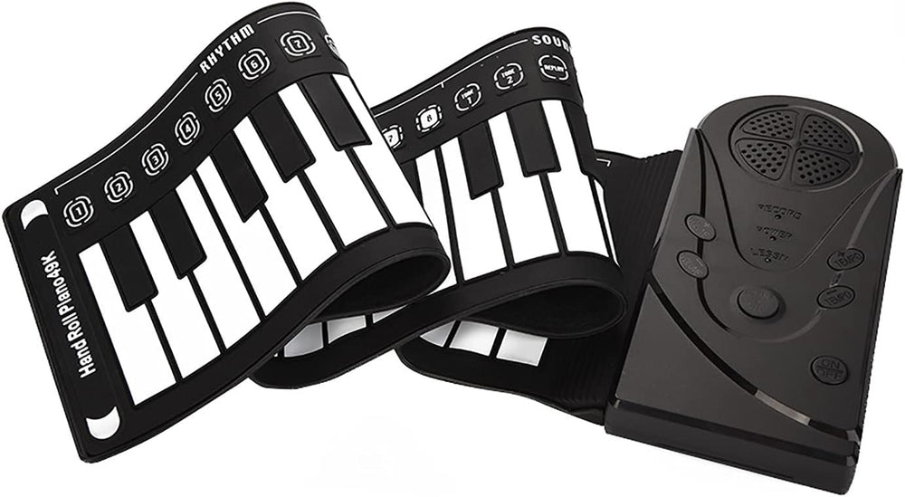 Kletshuts™ PortablePiano: Lichtgewicht Muziek Roll-Up Draagbare Piano Toetsenbord