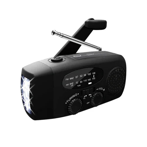 MultiRadio - Multifunctionele Zonne-Energie Draagbare Noodgevallen Radio