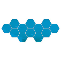 UltiFurni® HexaMirror: Zeshoek Spiegel Muur Stickers