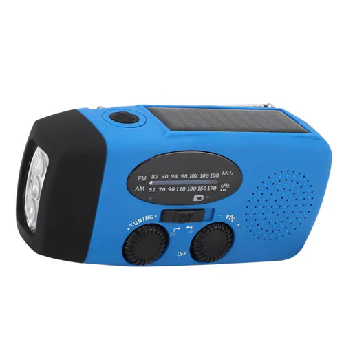 MultiRadio - Multifunctionele Zonne-Energie Draagbare Noodgevallen Radio