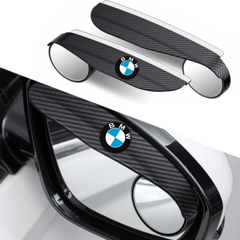 MirrorVisors 1+1 GRATIS: Auto Zijspiegel Regen Wenkbrauw Blinde Hoek Spiegel Visors