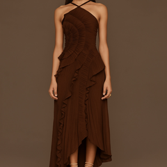 Icone™ RuffleDress - Elegante Straling Luxe Ruffle Jurk