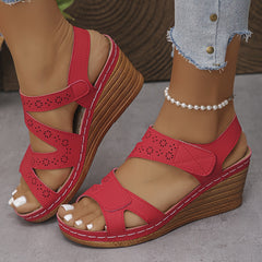 Happy™ ComfySandals: Betrouwbare Ondersteuning Ergonomische Comfy Wedge Sandalen