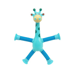 Kletshuts™ StretchyGiraffe: Telescopisch Rekbaar Giraffe Speelgoed Met Zuignap