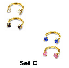 Jewelance™ NoseRing: Elegante Neusjuwelen En Oorbellen Set Voor Dagelijks Gebruik