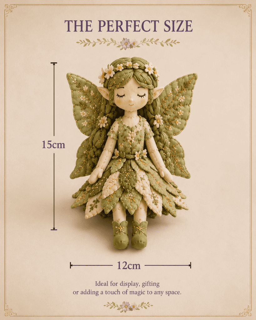 Kletshuts™ PatchworkFairy: Unieke Charmante DIY Magische Patchwork Fee