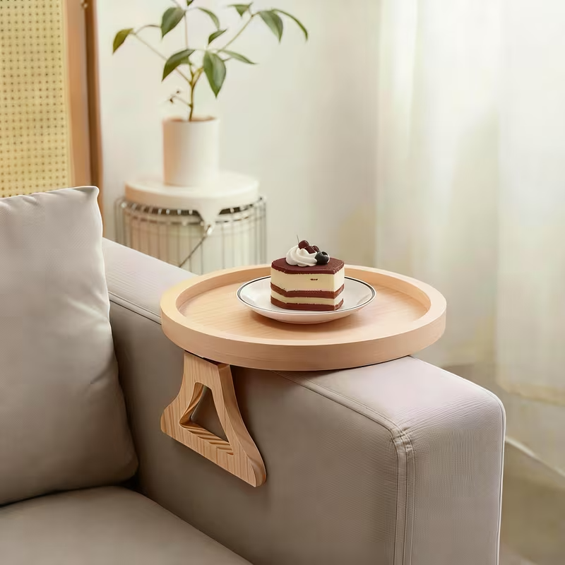 UltiFurni® CouchTable - Opvouwbare Ruimtebesparende Sofa Armleuning Bijzet Bank Tafel