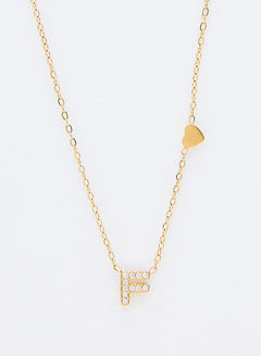 Jewelance™ InitialNecklace: Minimalistische Mode Initiaal Letter Hanger Ketting