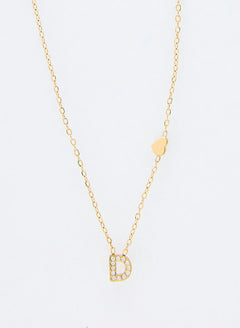 Jewelance™ InitialNecklace: Minimalistische Mode Initiaal Letter Hanger Ketting
