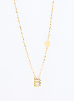 Jewelance™ InitialNecklace: Minimalistische Mode Initiaal Letter Hanger Ketting