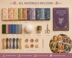 Kletshuts™ PatchworkFairy: Unieke Charmante DIY Magische Patchwork Fee