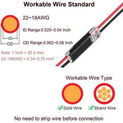SolderlessConnector 10+10 GRATIS - Snel Zeker Verbinding Soldeerloos Draad Splice Connector