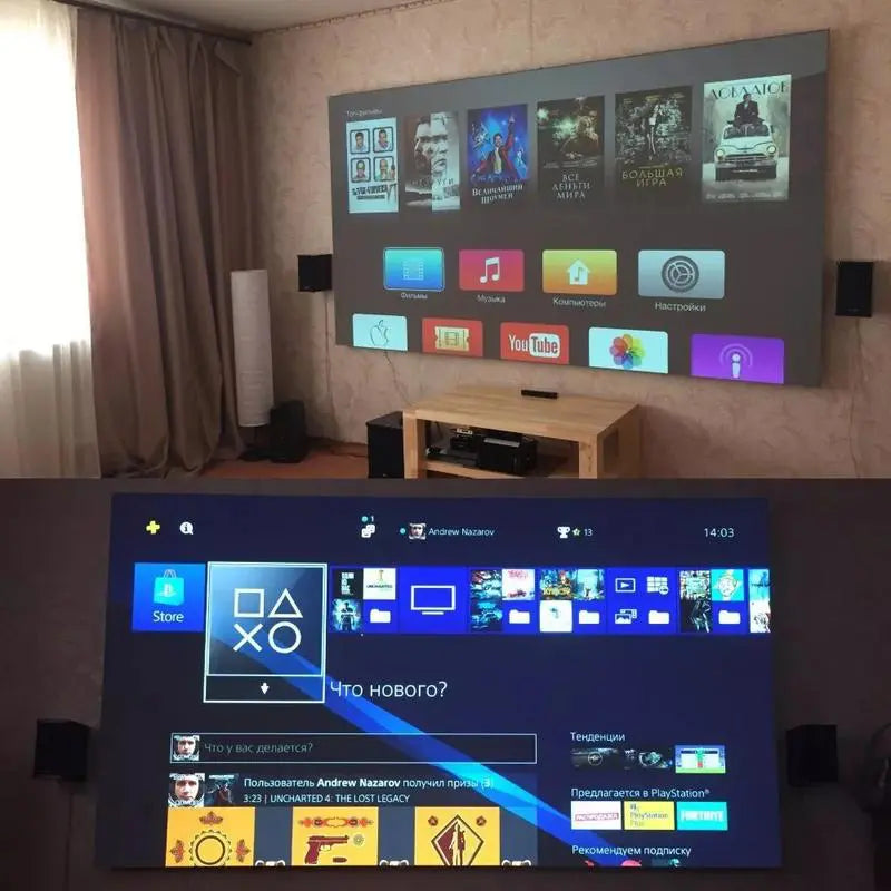CinemaScreen - HD Cinema Projectie Ondersteuning Anti Licht Draagbaar Scherm