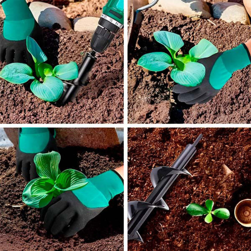 Globetrek° GardenAuger: Boorbevestiging Gemakkelijk Planten Tuin Vijzel Hulpmiddel