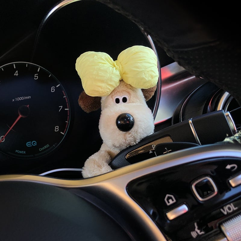 Kletshuts™ PuppyCar 1+1 GRATIS - Schattige Pluche Puppy Signaal Schakelaar Speelgoed Auto