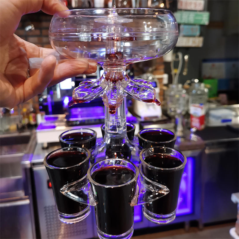 ShotDispenser™ - 6 Shot Glazen Drankje Feest Dispenser