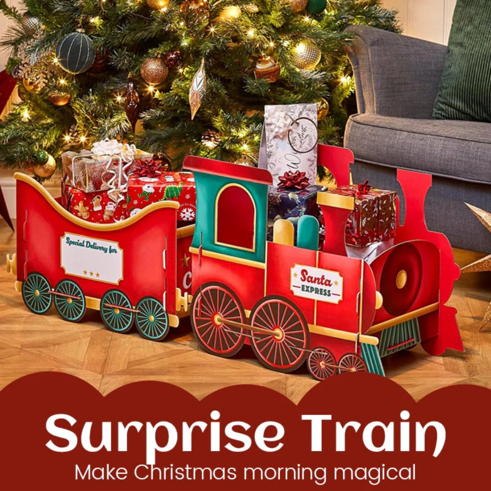 GiftTrain™ - Gepersonaliseerd Magisch Kerstmis Cadeau Trein Versiering