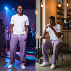 Icone™ WafflePants: Getextureerde Ontspannen Comfortabele Rechte-Pijpen Casual Wafel Broek