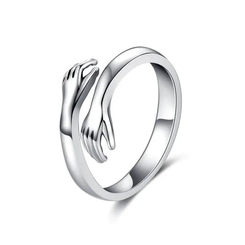 Jewelance™ HugRing 1+1 FREE: Verstelbaar Knuffelend Stijl Belofte Ring