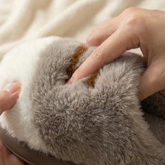 Happy™ PawSlippers: Comfortabele Pluche Slippers Geïnspireerd Door Kattenpootjes
