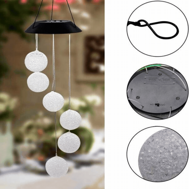 Ledsen™ HangingBalls: Elegante Energiezuinige Zonne-Energie Hangende Ballen Lichten