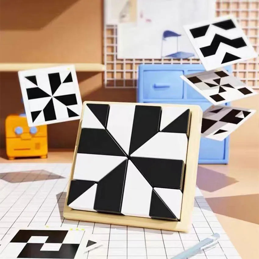 Kletshuts™ BlockPuzzle: Creatieve Interactieve Brein-Bouw Blokken Puzzel Speelgoed