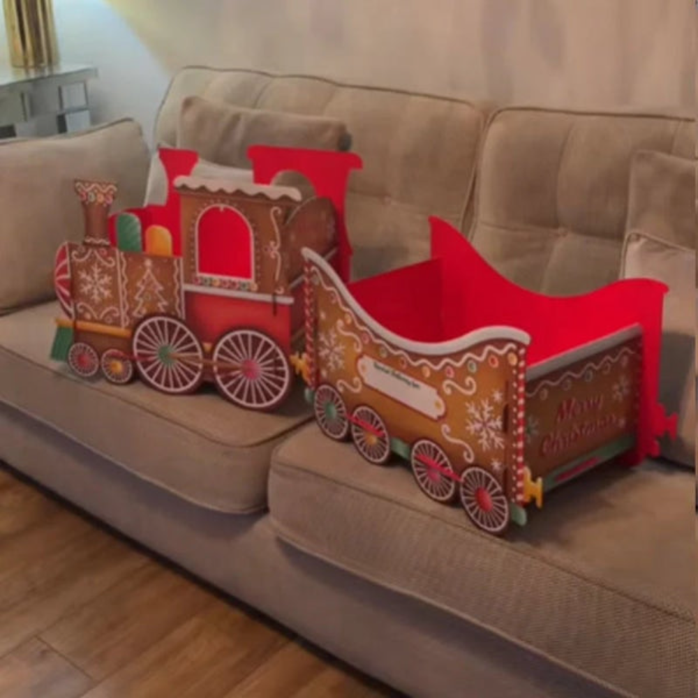 GiftTrain™ - Gepersonaliseerd Magisch Kerstmis Cadeau Trein Versiering