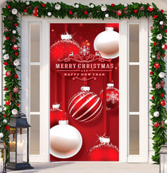 ChristmasDoor - Kerst Realistisch Deur Decoratie