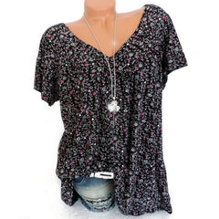 Icone™ LooseTop - Ademend V-Hals Loszittend Bloemdruk Top