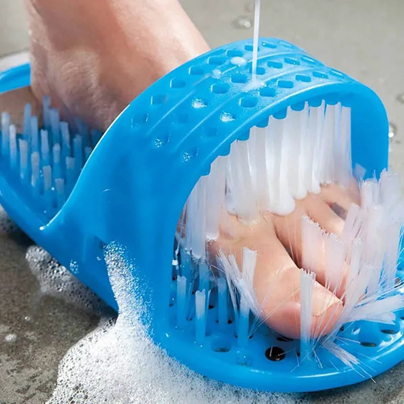 FootBrush™ 1+1 GRATIS: Exfoliërende Badslippers Voetzuigborstel