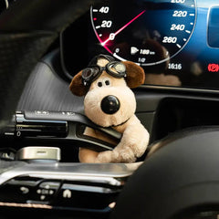 Kletshuts™ PuppyCar 1+1 GRATIS - Schattige Pluche Puppy Signaal Schakelaar Speelgoed Auto