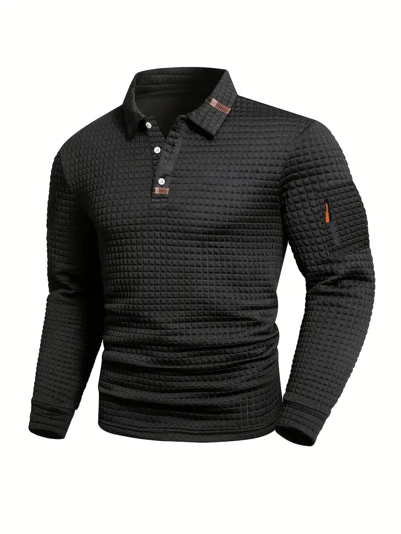 Icone™ CasualPolo - Veelzijdige Comfortabele Lange Mouwen Casual Polo