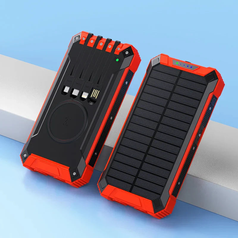 PowerBank - Draagbare Zonne Draadloze Stroom Bank