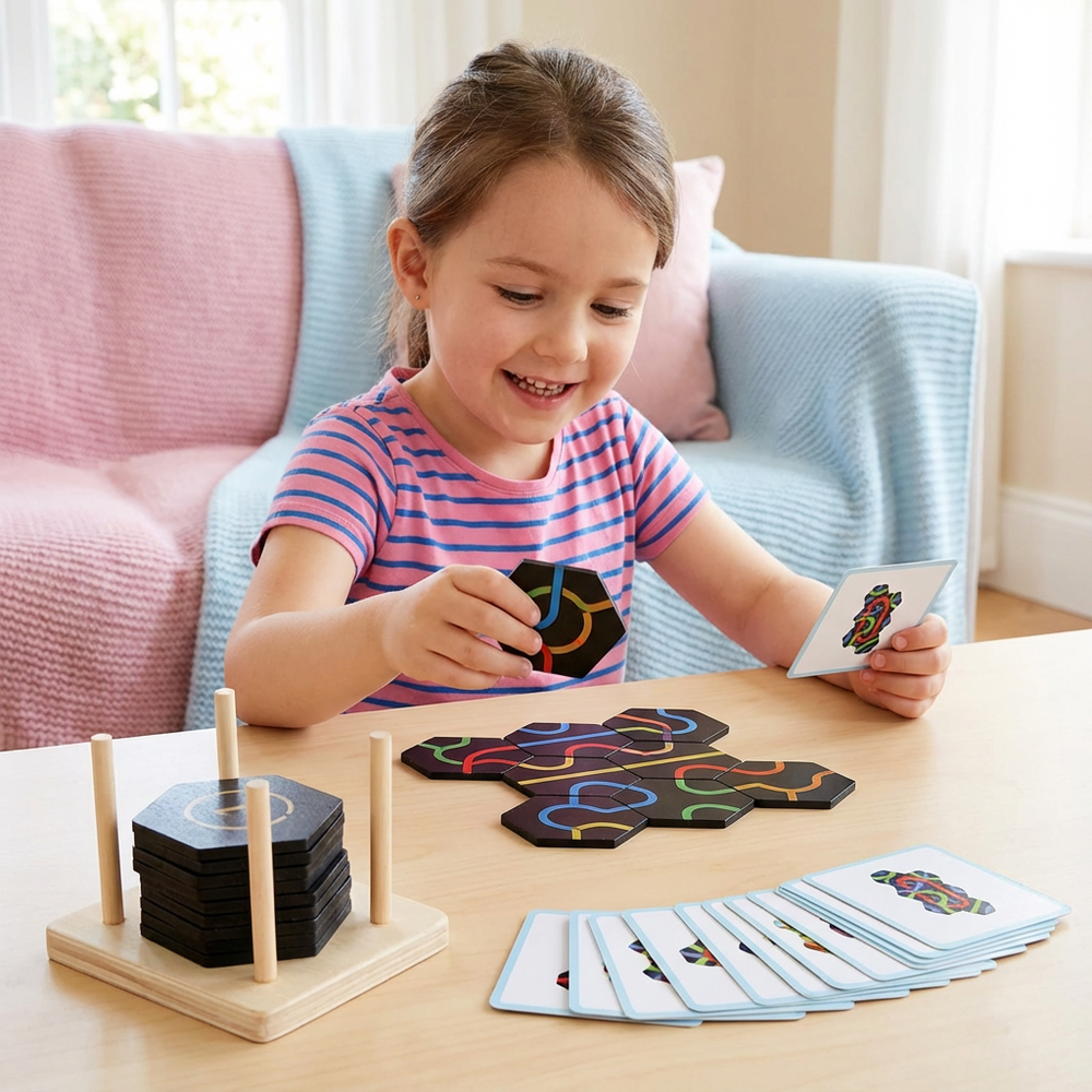 Kletshuts™ PathPuzzle: Educatieve Gezinsvriendelijke Path Puzzle