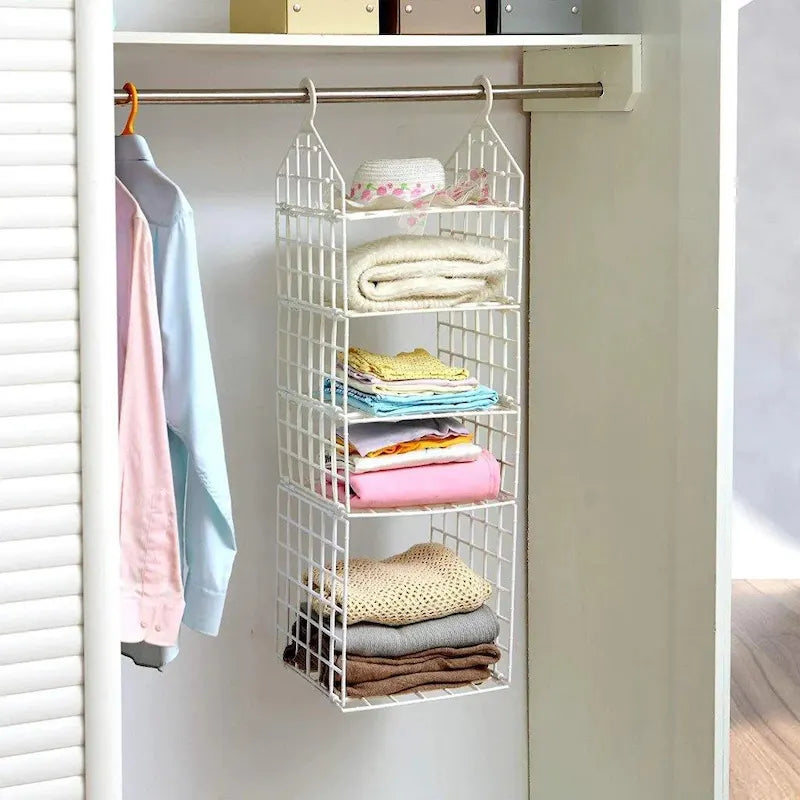 GlideHold® HangingOrganizer: Ruimtebesparende Multi Laags Verticale Hangopslag Organizer