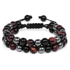 Jewelance™ ProtectionBracelet 1+1 GRATIS: Dubbel Laag Tijgeroog Bescherming Armband