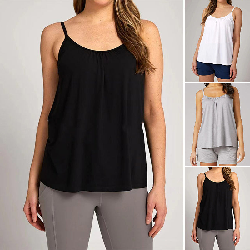 Icone™ PaddedTank: Dames Losvallende Gewatteerde Tanktop