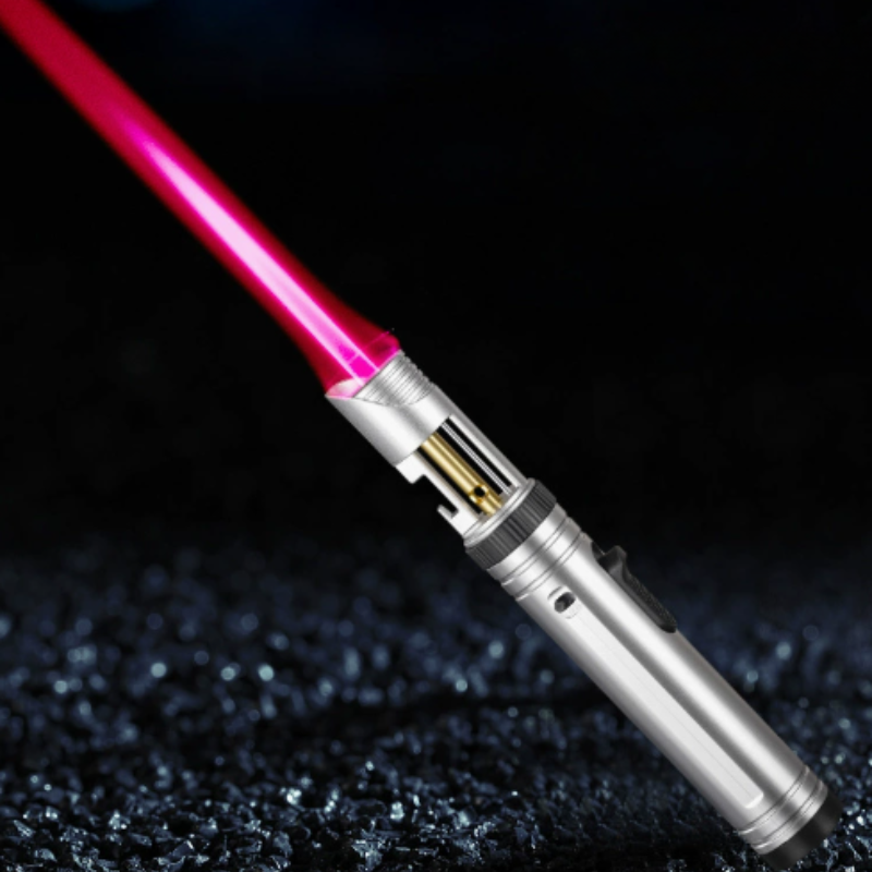 LightsaberFlame: Draagbaar Lichtzwaard Windbestendig Vlam Blaas Zaklamp Aansteker