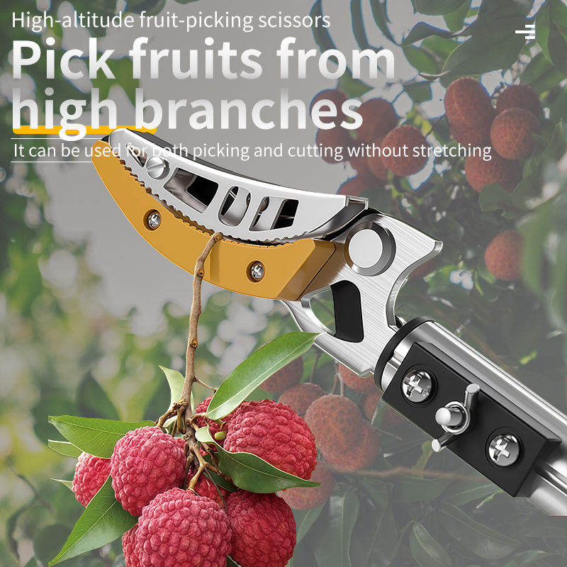 Globetrek° FruitPicker: Lichtgewicht Duurzaam Handvat Eenvoudig Te Gebruiken Fruitplukgereedschap