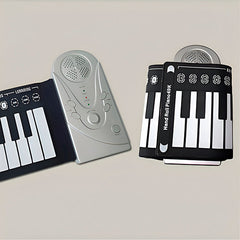 Kletshuts™ PortablePiano: Lichtgewicht Muziek Roll-Up Draagbare Piano Toetsenbord