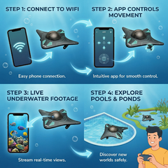 SeaDrone - App Gecontroleerde Real-Time Onderwater Drone Camera