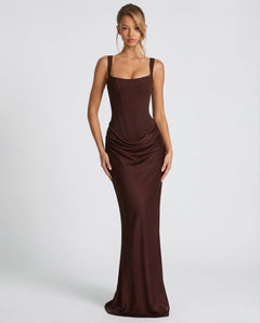 Icone™ LongGown: Sexy Elegante Klassieke Uurglas Pasvorm Lange Gown Jurk