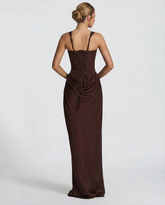 Icone™ LongGown: Sexy Elegante Klassieke Uurglas Pasvorm Lange Gown Jurk