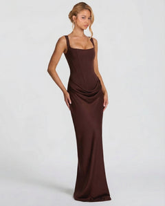 Icone™ LongGown: Sexy Elegante Klassieke Uurglas Pasvorm Lange Gown Jurk